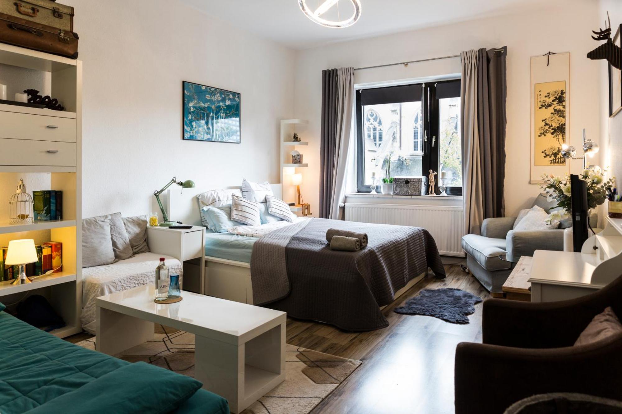 Beautiful Cozy 1-Room Apartment, Near Rhine Düsseldorf Kültér fotó